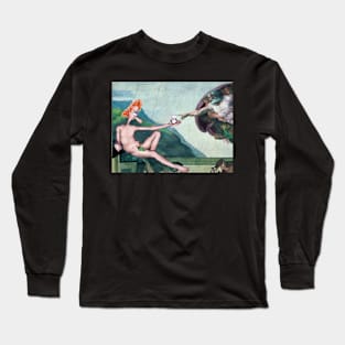 The creation of the mouse and humanity Long Sleeve T-Shirt